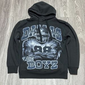 Dallas Cowboys Hoodie Sweatshirt Adult Small Black Graphic‎ Print AOP The Boyz